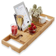 Load image into Gallery viewer, Bamboo Bathtub Tray