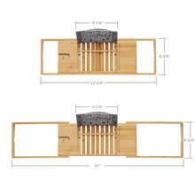 Load image into Gallery viewer, Bamboo Bathtub Tray