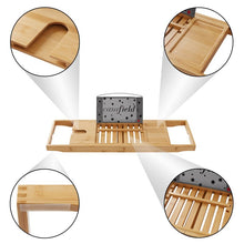 Load image into Gallery viewer, Bamboo Bathtub Tray